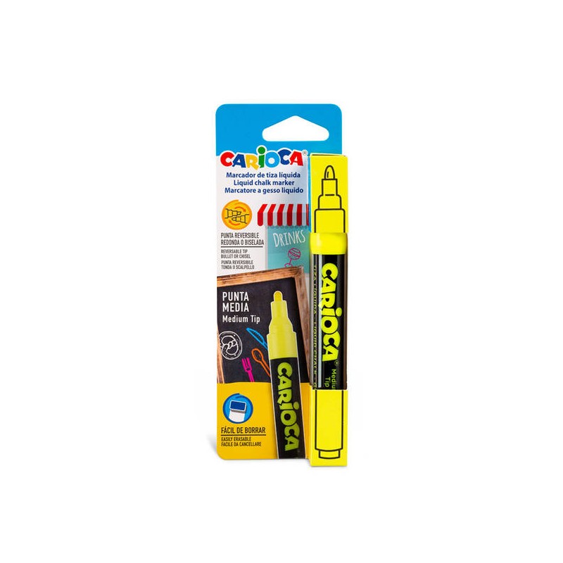 CARIOCA PENNARELLO GESSO LIQUIDO GIALLO 1pz