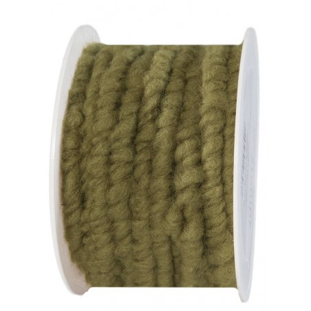 NASTRO WOLLSTRANG CORDONCINO LANA mm10x10mt VERDE