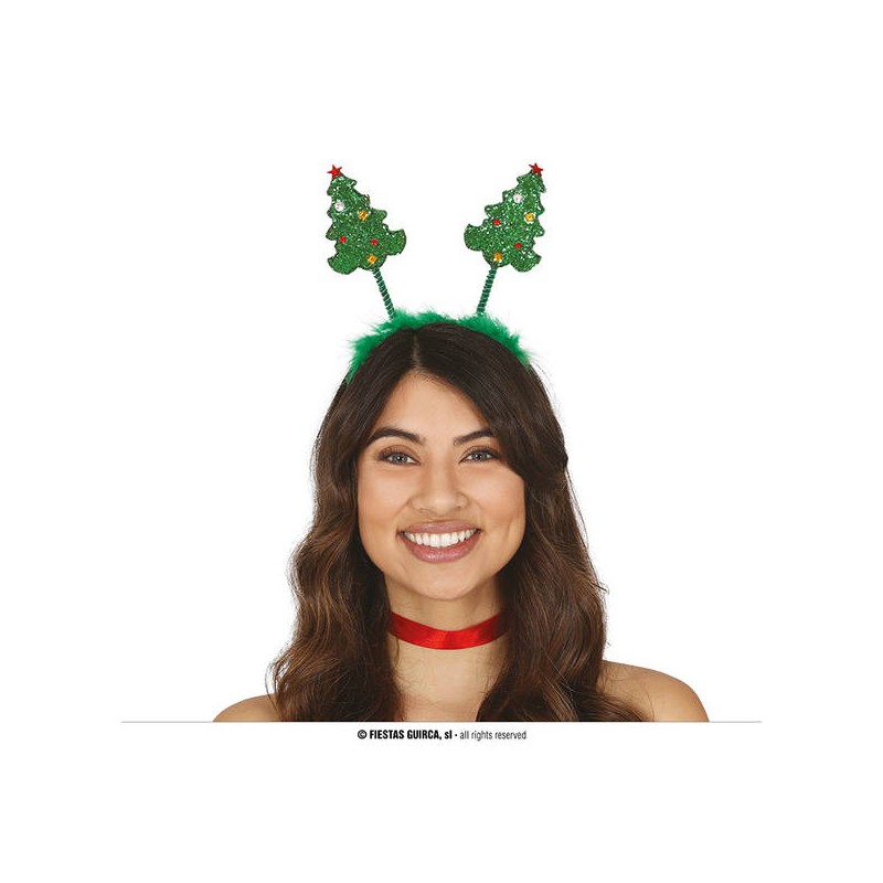 CERCHIETTO CON ALBERI NATALE