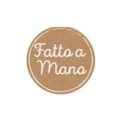 ETICHETTE ADESIVE FATTO A MANO KRAFT ø3x3cm 240pz