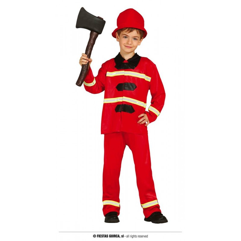 COSTUME POMPIERE BAMBINO 5 - 6 ANNI