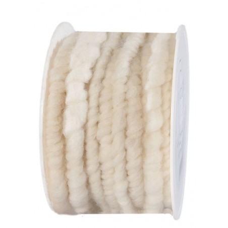 NASTRO WOLLSTRANG CORDONCINO LANA mm10x10mt NATURALE