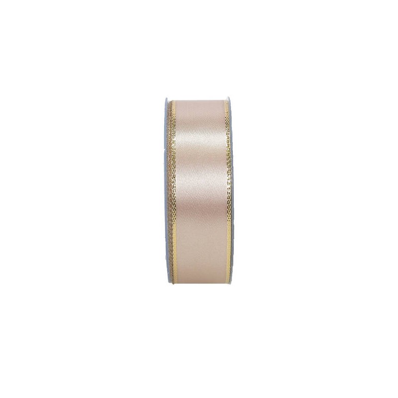 NASTRO DOUBLE BORDO ORO mm25x25mt 161-TORTORA