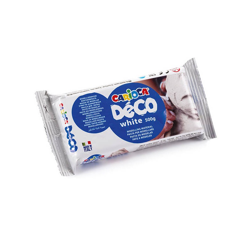 CARIOCA DECò PASTA DA MODELLARE 500gr BIANCO