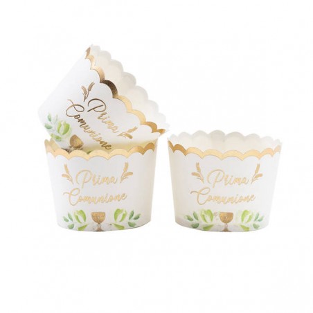 PIROTTINI CARTA COMUNIONE STAMPA ORO 5x4,5cm