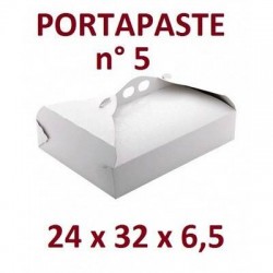 SCATOLA P.PASTE POLIT. N°5 24x32x6,5cm BIANCO RAMAGE