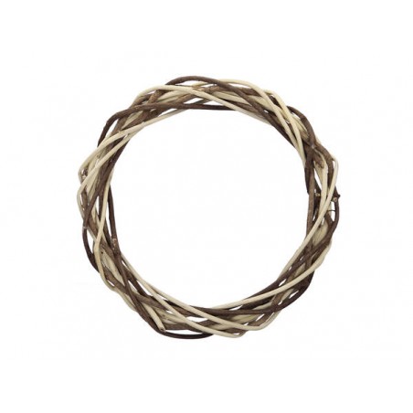 CORONE BICOLOR INTRECCIATE ECO ø15cm 7PZ