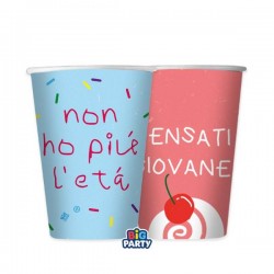 BICCHIERI 250cc CAKE PARTY 6pz