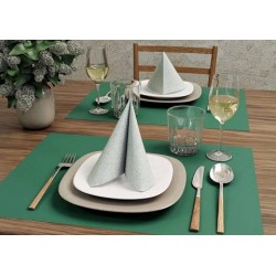 TOVAGLIOLI 38x38 STAR FABRIC VERDE BOSCO 40pz FATO