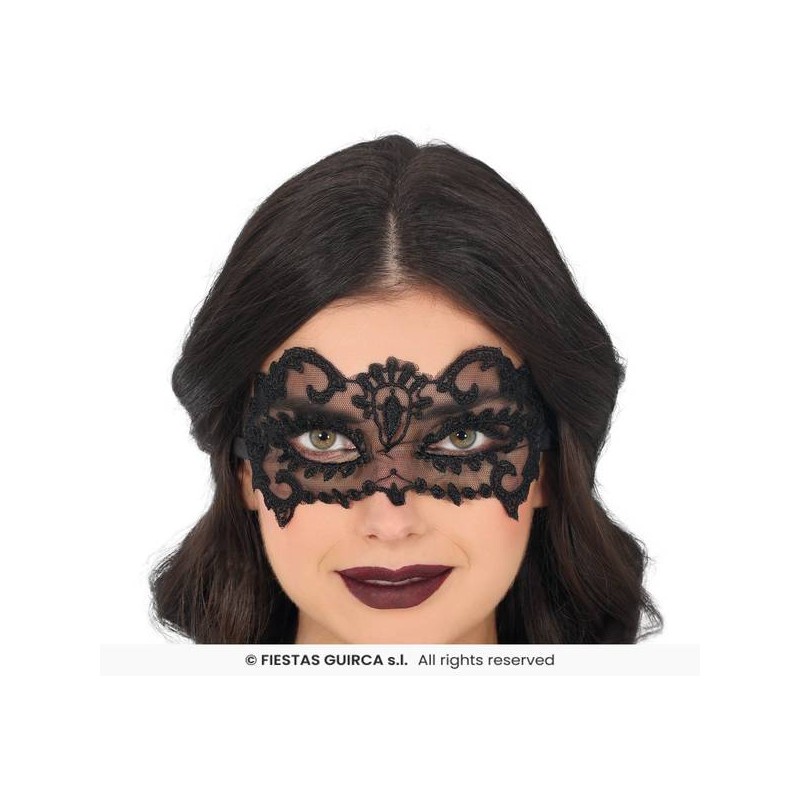 MASCHERINA PIZZO NERO