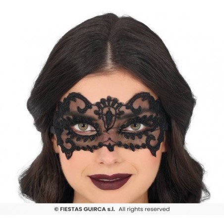 MASCHERINA PIZZO NERO