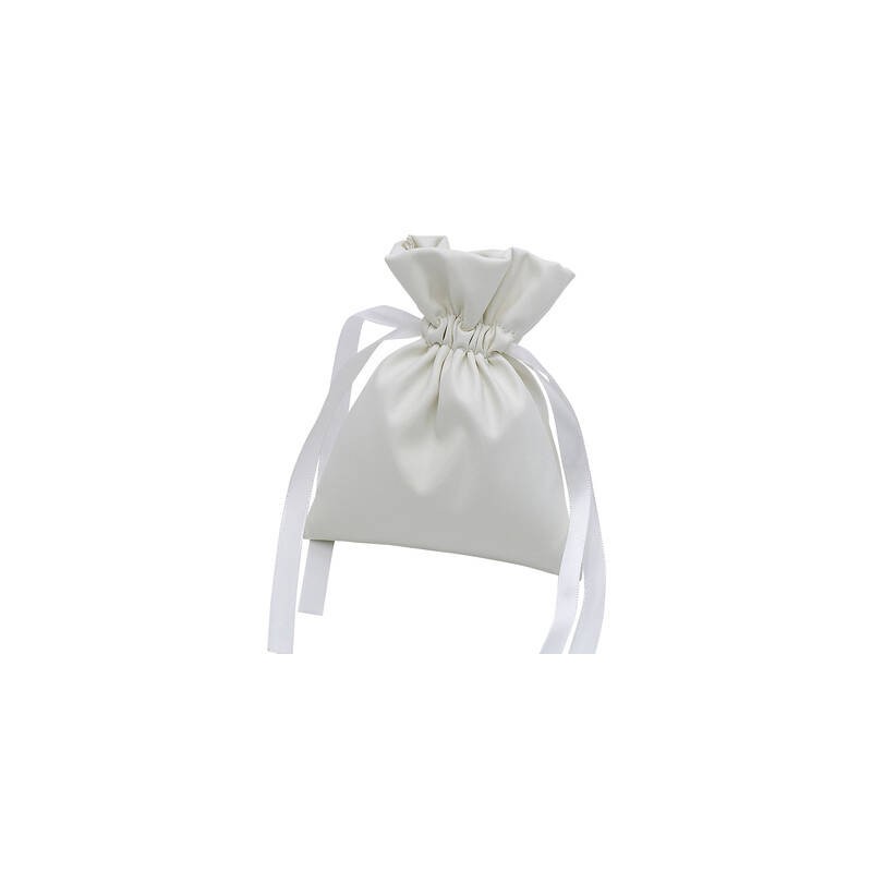 SACCHETTO SEMILPELLE 9x11cm BIANCO 12pz