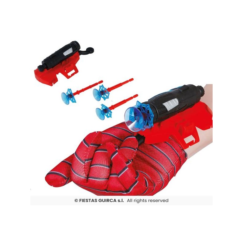 GUANTO LANCIA RAGNO CON VENTOSA