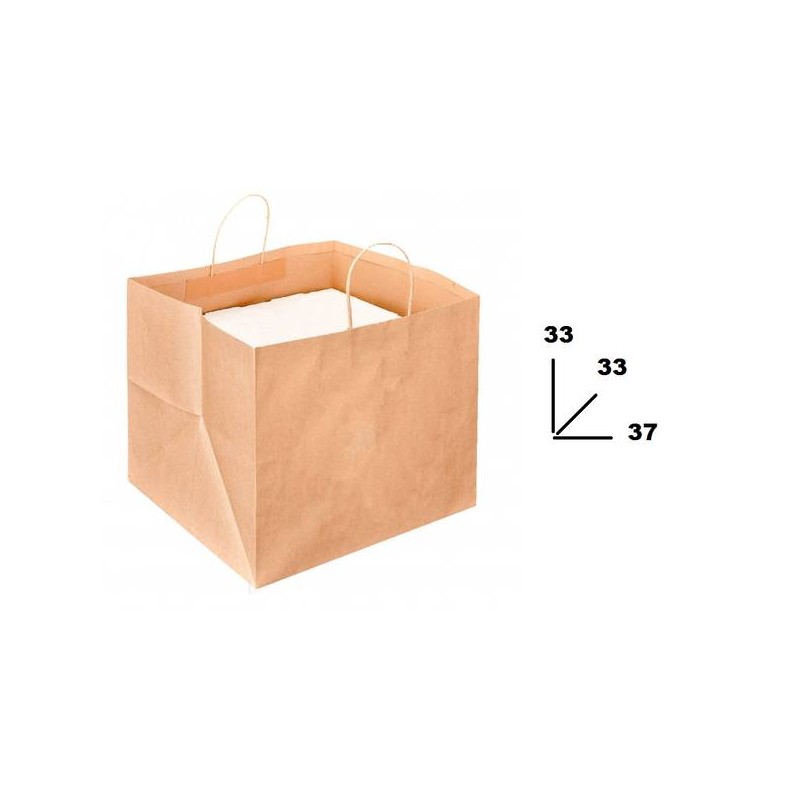 BORSA CARTA AVANA MIS.37x33x33cm PIZZAPACK