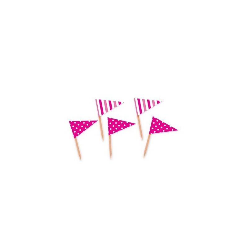 PICKS TRIANGOLARI TRENDY FUXIA 25pz