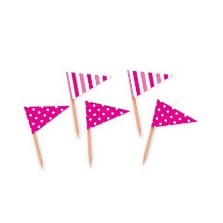 PICKS TRIANGOLARI TRENDY FUXIA 25pz