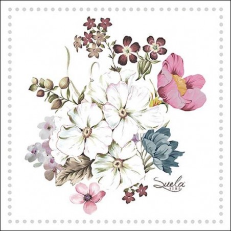 TOVAGLIOLI 33X33 FIORI COLORMIX MEA 20pz