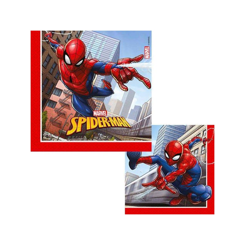 TOVAGLIOLI 33x33 SPIDERMAN CRIME FIGHTER 20pz