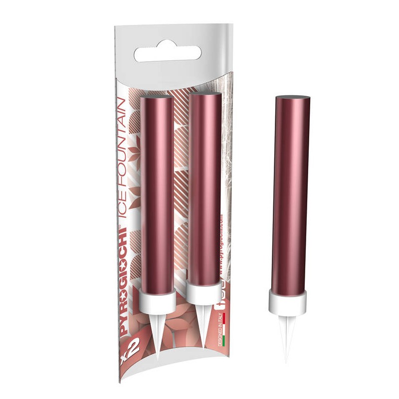 CANDELOTTI TORTA SATIN ROSEGOLD 2pz