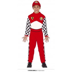 COSTUME PILOTA FORMULA UNO 10-12 ANNI