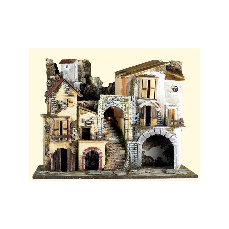 PRESEPE 60x34x44cm CON LUCE