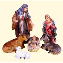 NATIVITA' IN RESINA 30cm COLOR set 6pz