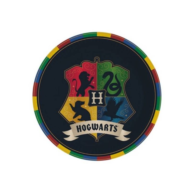 PIATTI PIANI HARRY POTTER HOG 8pz