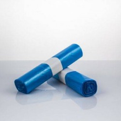 SACCHI NU 50x60cm AZZURRI 15pz C/MANIGLIE