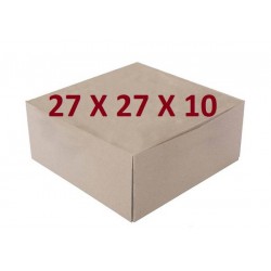 SCATOLA TORTA QUADRATA DAMA MIS.27x27x10 ECOLIFE