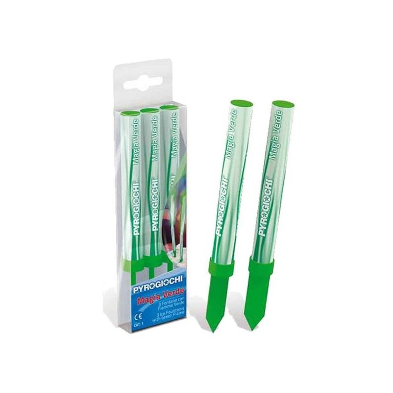 CANDELOTTI TORTA MAGIA VERDE 3pz