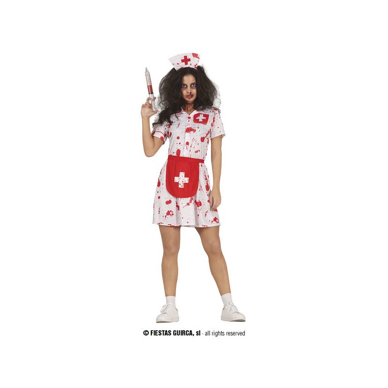 COSTUME BLOODY INFERMIERA DONNA TG.M 38-40
