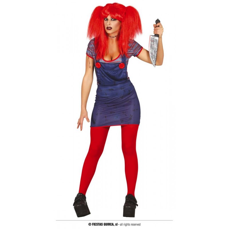 COSTUME BAMBOLA CATTIVA TG.L 42-44