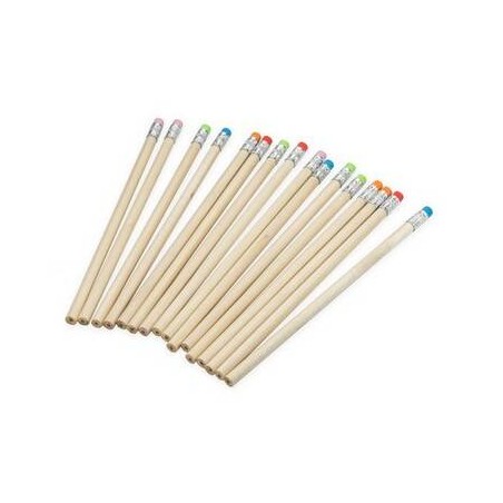 MATITA NATURALE C/GOMMA COLOR 1pz