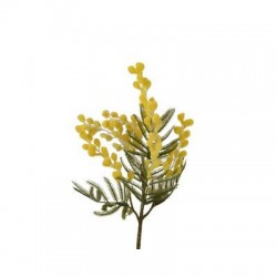 RAMO DI MIMOSA SU STELO 38cm