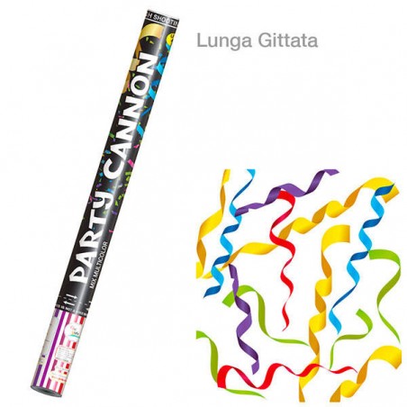 CANNONE SPARACORIANDOLI CARTA MULTICOLOR 60cm GIVI