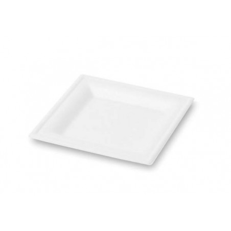 PIATTI QUADRATI POLPA 16x16cm BIODEGRADABILI 50pz Byò