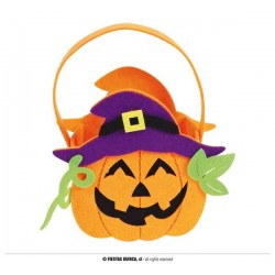 CESTINO ZUCCA IN FELTRO 17x20cm