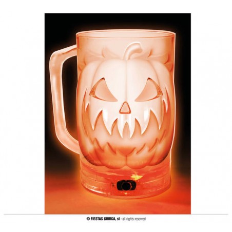 BOCCALE CON LUCE 10x14 cm ZUCCA