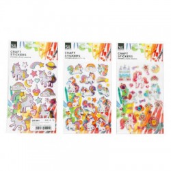 ADESIVI UNICORNO ASS.TI