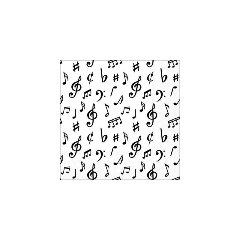 TOVAGLIOLI 33x33 NOTE MUSICALI 20pz