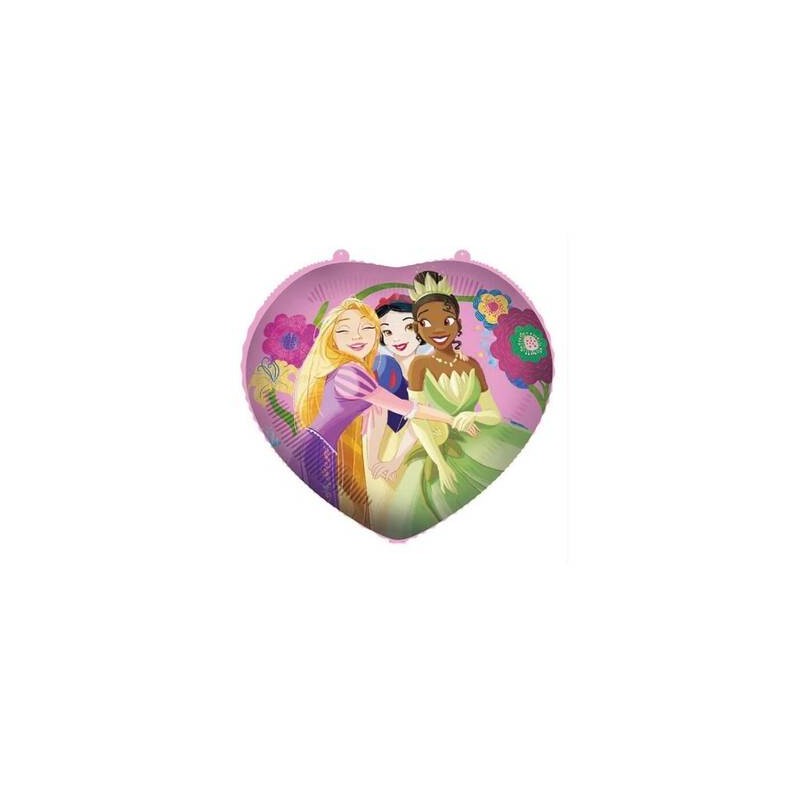 PALLONE MYLAR CUORE 45cm PRINCIPESSE