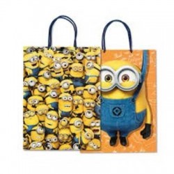 BORSA CARTA MINIONS MIS.26+12x34,5cm