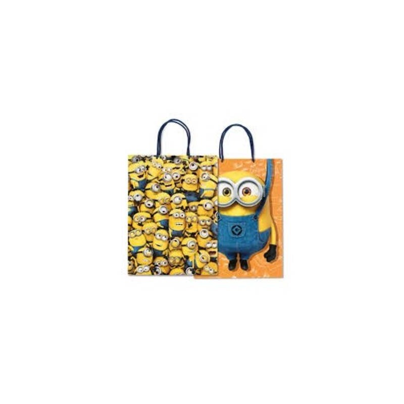 BORSA CARTA MINIONS MIS.26+12x34,5cm