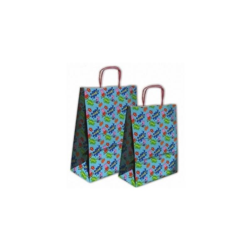 BORSA CARTA PEPPA PIG 24+10x32