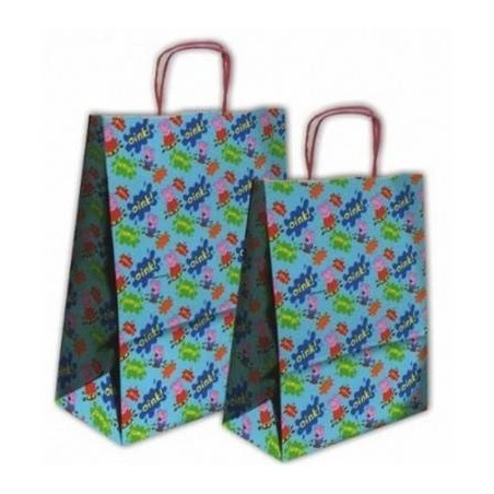 BORSA CARTA PEPPA PIG 24+10x32