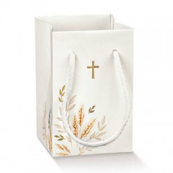 SHOPPER IN CARTA C/CORDINI 9x9x14cm ST.CALDO SANTA CROCE 10pz