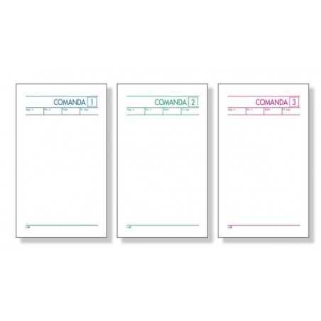 BLOCCO COMANDE 165x98mm 2COPIE 25fg BM 511/2