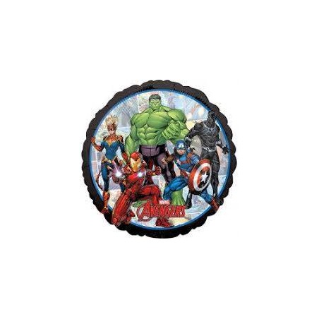 PALLONE TONDO MYLAR AVENGERS POWER UNITE 43cm