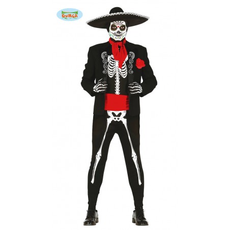 COSTUME TESCHIO MESSICANO ADULTO TG. M 48-50