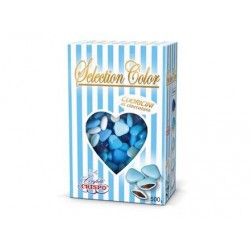 CONFETTI CIOCCOLATO CUORICINI SELECTION COLOR CELESTE 500gr